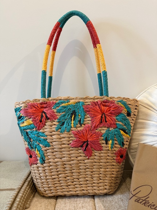 Patricia Nash Handbags - Patricia Nash Florina Woven Straw Tote - Multicolor NWT & Dust Bag